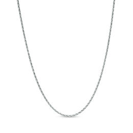 030 Gauge Diamond-Cut Foxtail Chain Necklace in Sterling Silver - 18"