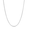 Thumbnail Image 1 of 030 Gauge Diamond-Cut Foxtail Chain Necklace in Sterling Silver - 22"