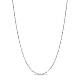 030 Gauge Diamond-Cut Foxtail Chain Necklace in Sterling Silver - 22&quot;