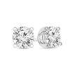1/3 CT. T.W. Certified Diamond Solitaire Stud Earrings in 14K White Gold (I/SI2)