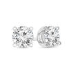 Thumbnail Image 1 of 1/3 CT. T.W. Certified Diamond Solitaire Stud Earrings in 14K White Gold (I/SI2)