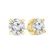 Thumbnail Image 0 of 1/2 CT. T.W. Certified Diamond Solitaire Stud Earrings in 14K Gold (I/VS2)