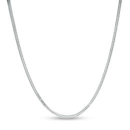 035 Gauge Diamond-Cut Wheat Chain Necklace in Sterling Silver - 18&quot;