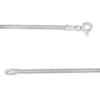 Thumbnail Image 3 of 035 Gauge Diamond-Cut Wheat Chain Necklace in Sterling Silver - 18"