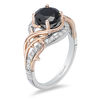 Thumbnail Image 2 of Enchanted Disney Villains Maleficent 2 CT. T.W. Black Diamond Thorn Engagement Ring in 14K Two-Tone Gold