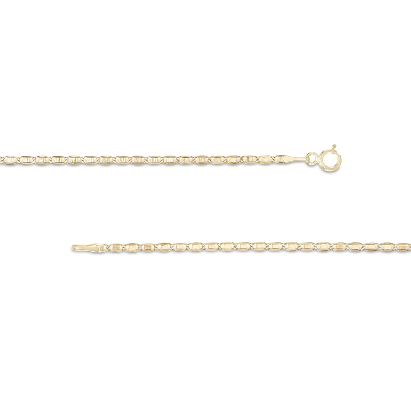 Main Image 3 of Men's 1.8mm Valentino Chain Necklace in Hollow 14K Gold - 22"