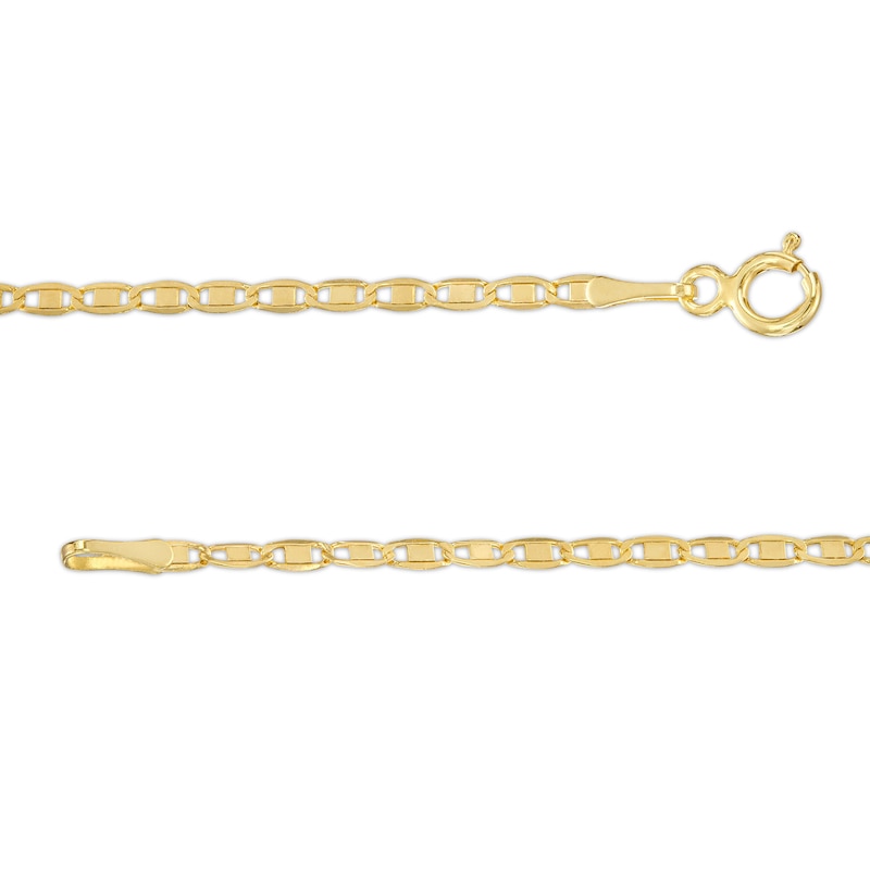 Men's Hollow Valentino Chain Necklace in 14K Gold - 18" | Zales Outlet