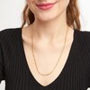 Thumbnail Image 2 of 3.5mm Figaro Chain Necklace in Hollow 14K Gold - 22"