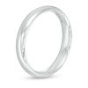 Thumbnail Image 3 of Men's 4.0mm Lightweight Comfort-Fit Wedding Band in 10K White Gold