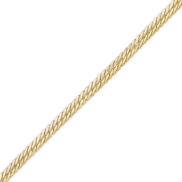 2.65mm Curb Chain Bracelet in Hollow 10K Gold - 7.5&quot;
