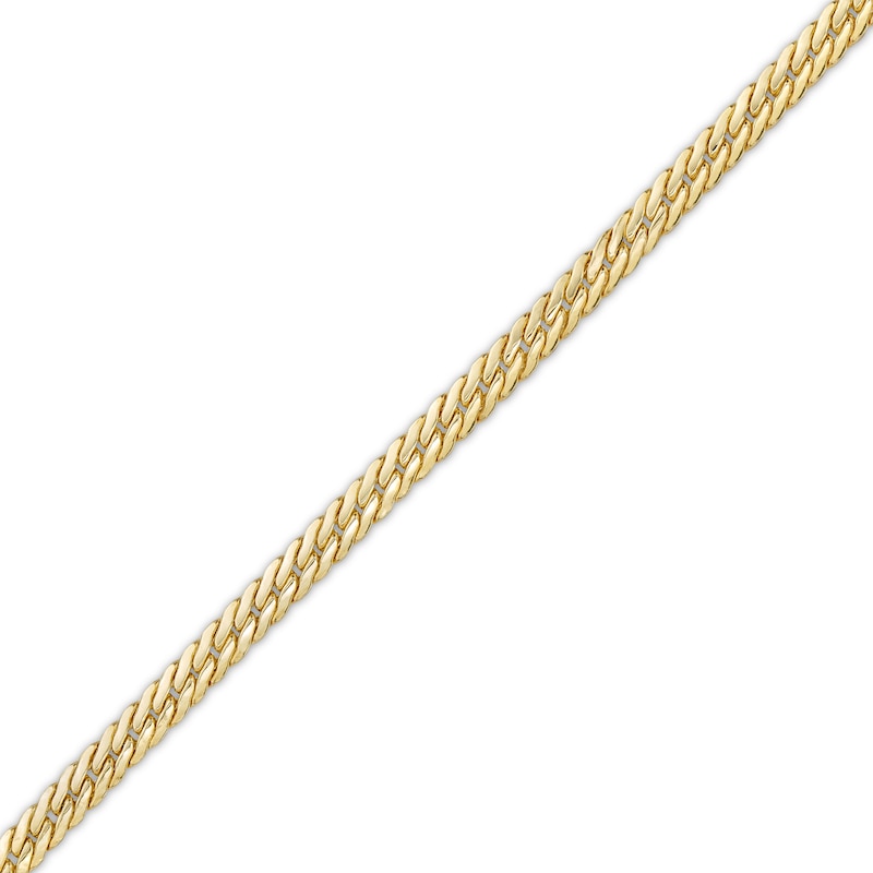 Main Image 1 of 2.65mm Curb Chain Bracelet in Hollow 10K Gold - 7.5"