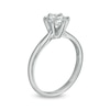 Thumbnail Image 2 of 1 CT. Certified Diamond Solitaire Engagement Ring in 14K White Gold (I/VS2)