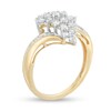 Thumbnail Image 1 of 3/4 CT. T.W. Composite Diamond Marquise Waterfall Bypass Ring in 10K Gold