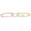 Thumbnail Image 4 of 1/6 CT. T.W. Diamond Stackable Band Set in 10K Tri-Tone Gold