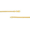 Thumbnail Image 4 of 2.4mm Round Box Chain Necklace in 14K Gold - 20"