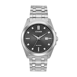 Men's Citizen Eco-Drive® Corso Diamond Accent Watch with Grey Dial (Model: BM7100-59H)