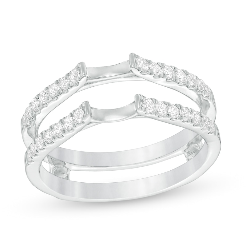 Main Image 1 of 3/8 CT. T.W. Diamond Solitaire Enhancer in 14K White Gold
