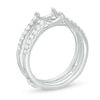 Thumbnail Image 1 of 3/8 CT. T.W. Diamond Solitaire Enhancer in 14K White Gold