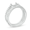 Thumbnail Image 2 of 3/8 CT. T.W. Diamond Solitaire Enhancer in 14K White Gold
