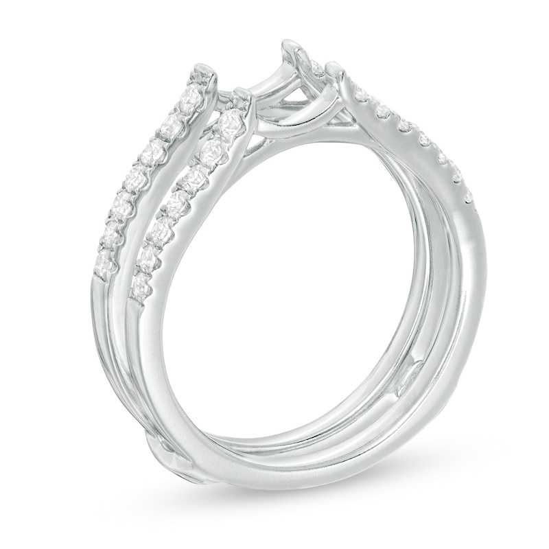 Main Image 2 of 3/8 CT. T.W. Diamond Solitaire Enhancer in 14K White Gold