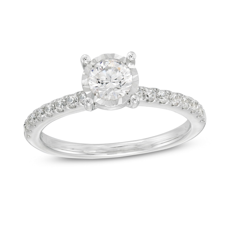 Main Image 1 of 3/4 CT. T.W. Diamond Engagement Ring in 14K White Gold
