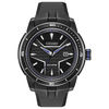 Thumbnail Image 1 of Men's Citizen Eco-Drive® Black Panther Black IP Strap Watch with Black Dial (Model: AW1615-05W)