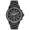 Thumbnail Image 0 of Men's Citizen Eco-Drive® Black Panther Chronograph Black IP Watch with Black Dial (Model: CA0297-52W)