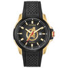 Thumbnail Image 1 of Men's Citizen Eco-Drive® Avengers Two-Tone Strap Watch with Black Dial (Model: AW1155-03W)