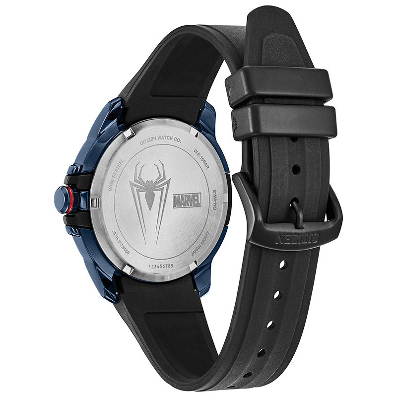 Main Image 3 of Men's Citizen Eco-Drive® Spider-Man Two-Tone Strap Watch with Blue Dial (Model: AW1156-01W)