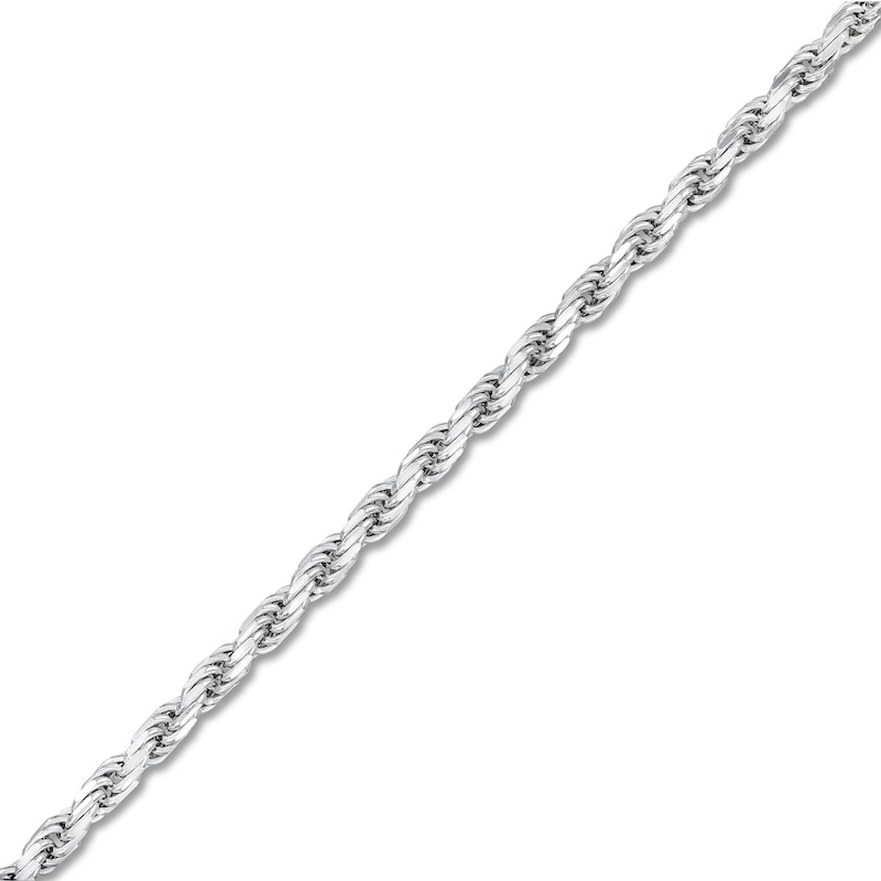 Main Image 1 of 2.2mm Rope Chain Bracelet in Solid Sterling Silver  - 8.5"