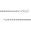 Thumbnail Image 3 of 2.2mm Rope Chain Bracelet in Solid Sterling Silver  - 8.5"