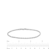 Thumbnail Image 4 of 2.2mm Rope Chain Bracelet in Solid Sterling Silver  - 8.5"