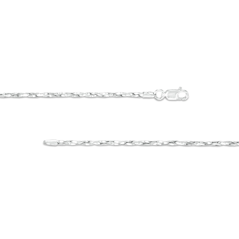 Main Image 4 of Men's 2.0mm Twisted Chain Necklace in Solid Sterling Silver  - 20"