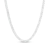 Thumbnail Image 1 of Men's 3.6mm Diamond-Cut Box Chain Necklace in Solid Sterling Silver  - 22"