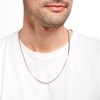Thumbnail Image 2 of Men's 3.6mm Diamond-Cut Box Chain Necklace in Solid Sterling Silver  - 22"