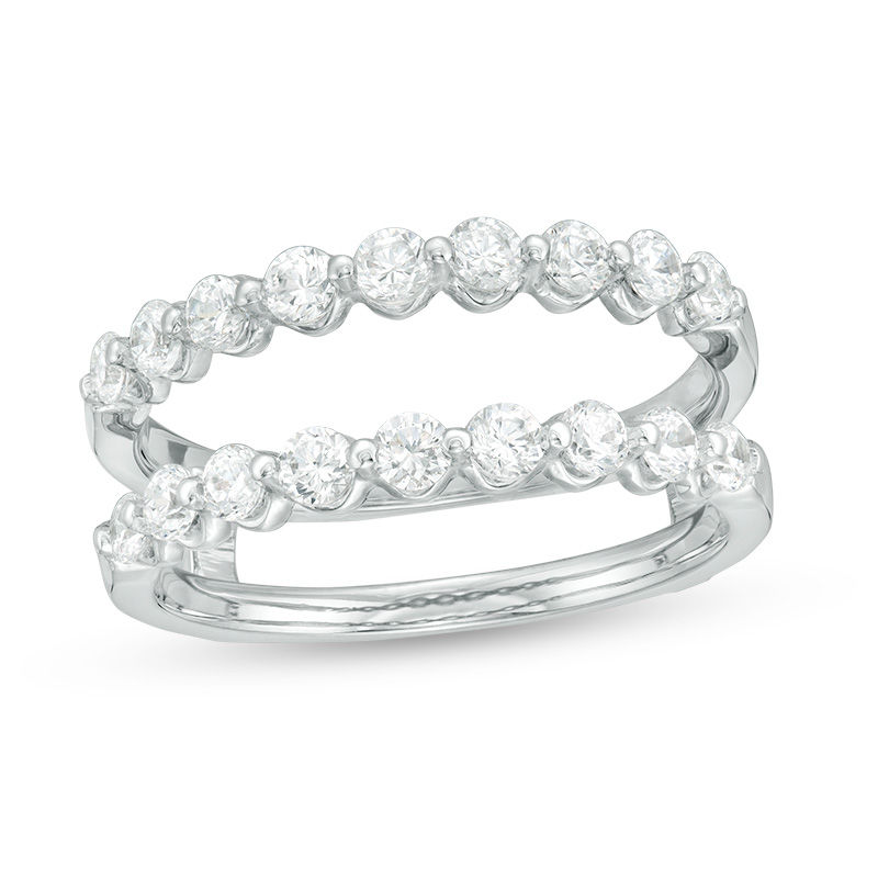 Main Image 1 of 1 CT. T.W. Diamond Solitaire Enhancer in 14K White Gold