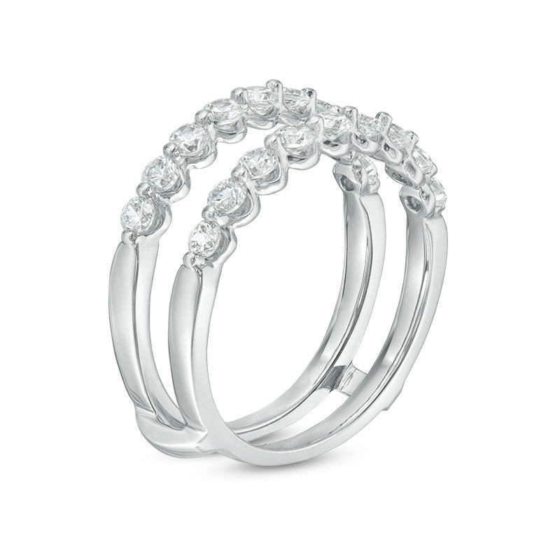 Main Image 2 of 1 CT. T.W. Diamond Solitaire Enhancer in 14K White Gold