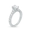 Thumbnail Image 3 of 1-1/2 CT. T.W. Certified Oval Diamond Engagement Ring in 14K White Gold (I/SI2)