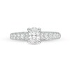 Thumbnail Image 4 of 1-1/2 CT. T.W. Certified Oval Diamond Engagement Ring in 14K White Gold (I/SI2)