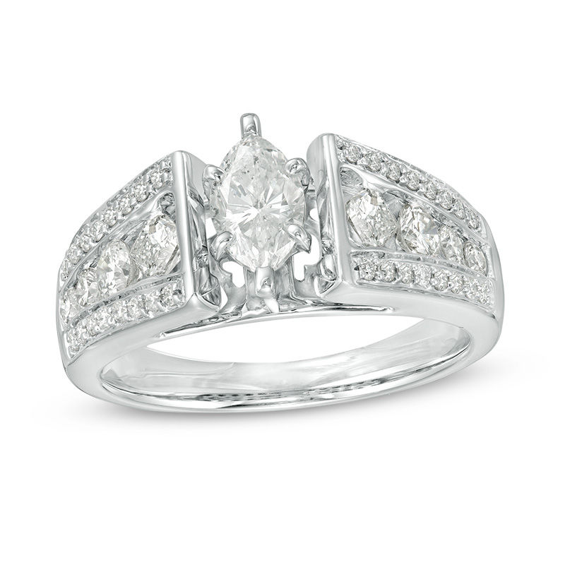 marquise cut engagement rings zales
