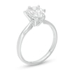 Thumbnail Image 3 of 1-1/2 CT. Certified Pear-Shaped Diamond Solitaire Engagement Ring in 14K White Gold (I/I1)