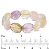 Thumbnail Image 1 of Oval Multi-Color Quartz Stretch Bracelet