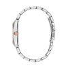 Thumbnail Image 3 of Ladies' Caravelle by Bulova Crystal Two-Tone Watch with Silver-Tone Dial (Model: 45L180)