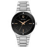 Thumbnail Image 1 of Men's Bulova Futuro Millenia Diamond Accent Watch with Black Dial (Model: 96E117)