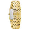 Thumbnail Image 1 of Men's Bulova Futuro Quadra Diamond Accent Gold-Tone Watch with Rectangular Champagne Dial (Model: 97D120)