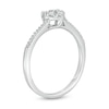 Thumbnail Image 1 of 1/5 CT. T.W. Composite Diamond Heart-Shaped Promise Ring in 10K White Gold