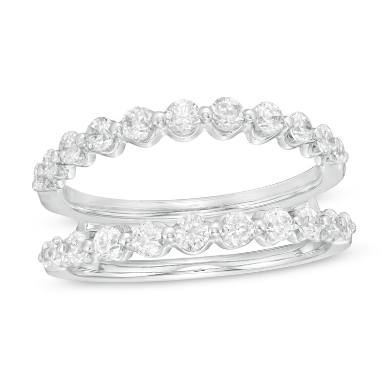 Main Image 1 of 1 CT. T.W. Diamond Solitaire Enhancer in 14K White Gold