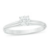 Thumbnail Image 0 of 1/2 CT. Certified Diamond Solitaire Engagement Ring in 14K White Gold (I/SI2)