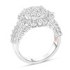Thumbnail Image 1 of Adrianna Papell 2 CT. T.W. Diamond Sunburst Frame Ring in 10K Two-Tone Gold