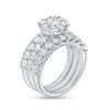 Thumbnail Image 3 of 3 CT. T.W. Diamond Frame Three Piece Bridal Set in 10K White Gold